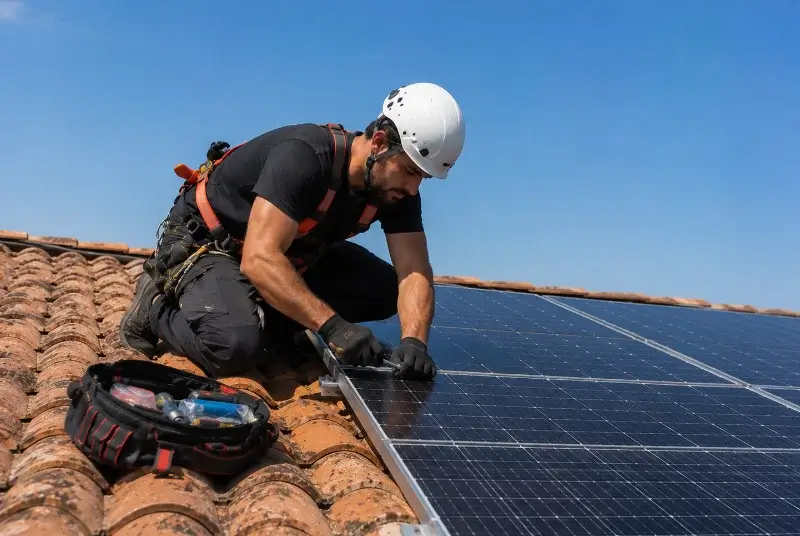 Maintenance et monitoring de panneaux solaires à Jons