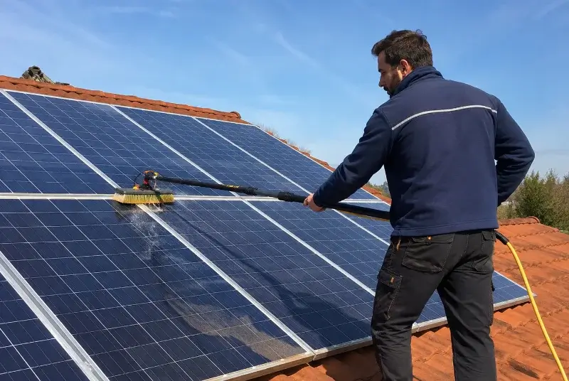 Nettoyage et entretien de panneaux solaires à Jons